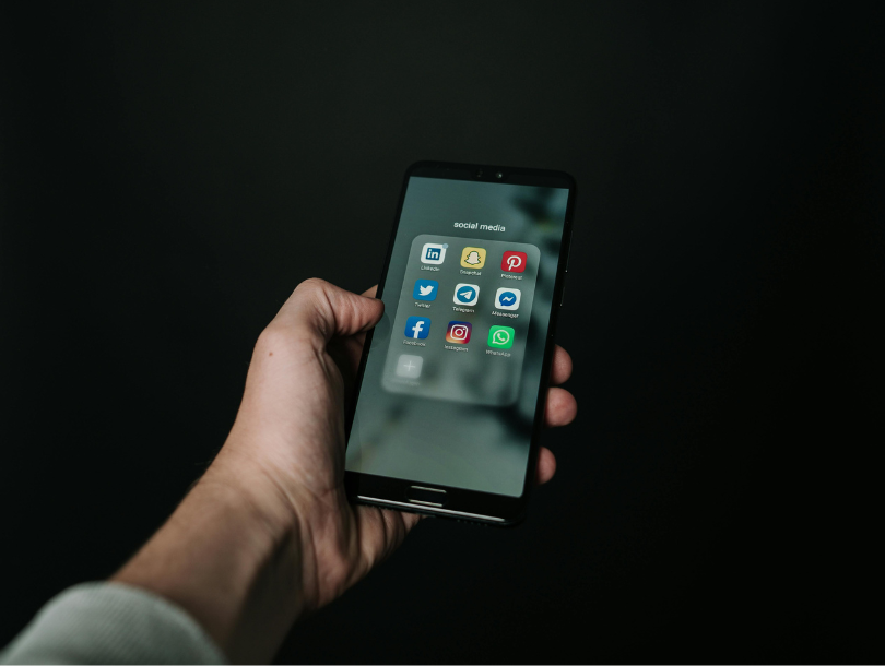 Handy mit Soziale Medien Apps